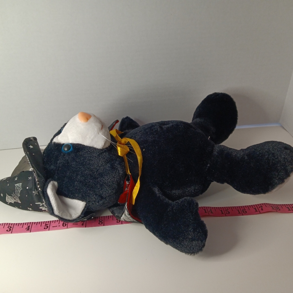 King Plush Halloween Black Cat Witch Plush - Picture 10 of 10